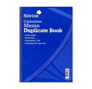 Silvine Carbonless Dup Bk A4 Pk3