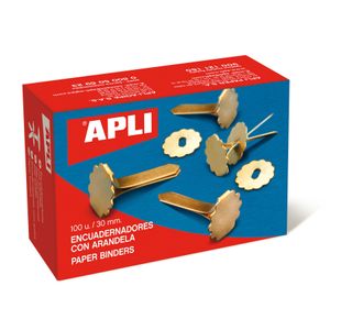 Apli Paper Binders 30Mm Bx100