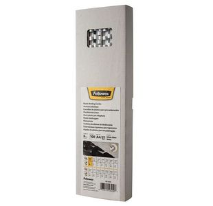 6Mm Plastic Binding Combs - White