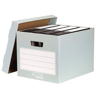 Storage Box Green/White 4Pk