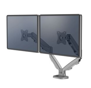 Eppa�� Dual Monitor Arm - Silver