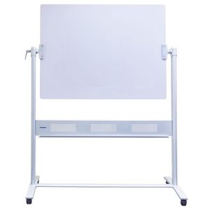 Mobile Glass Revolving Whiteboard 120X90