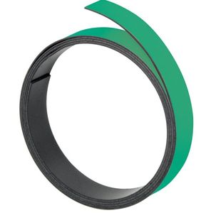 Magn Strips Clear 10Mmx1M Green
