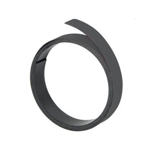 Magn Strips Clear 10Mmx1M Black