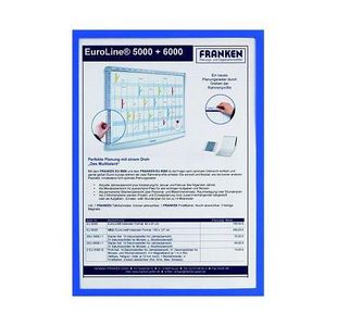 Doc Holder A4 Magn Blue Pk5