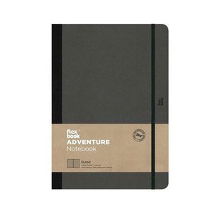 Flexbook Adv 17X24Cm Rule/Date Blk Pk3
