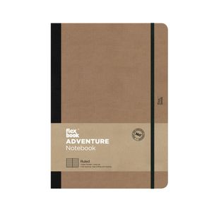 Flexbook Adv 17X24Cmrule/Date Camel Pk3