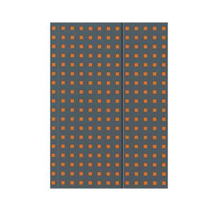 Quadro Notebook Grey On Orange A4, Lined