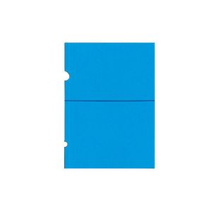 Buco Notebook Bright Blue B7, Unlined