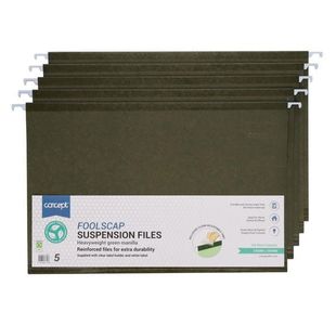 Concept Pkt.5 Foolscap Reinforced Suspen