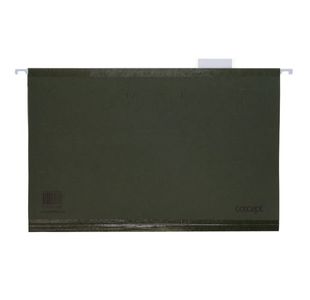 Concept Foolscap Suspension File Green C