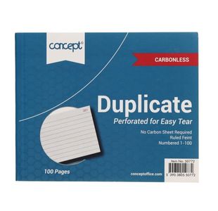 Concept 100Pg 4"X5" Carbonless Duplicate
