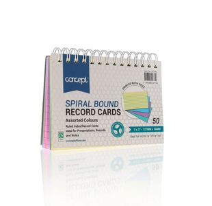 Concept Pkt.50 5�X3� Spiral Bound Re