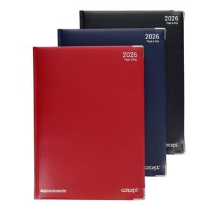 Concept A4 2026 Page A Day Appointments