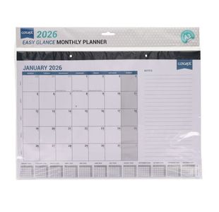 Concept A3 2026 Easy Glance Monthly Plan