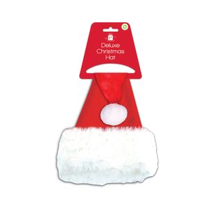 Deluxe Santa Hat Pk24