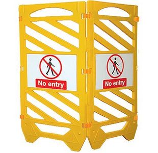 Yellow No Entrybarrier