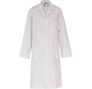 White Indl Laund Lab Coat 2Xl