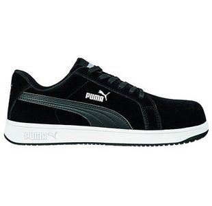Iconic Blk Suede S1Pl Trainers 9 43