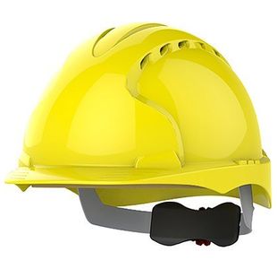 Evo3 Yellow Vented Wr Saf Helmet