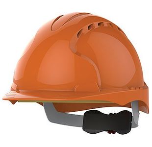 Evo3 Orange Vented Wr Saf Helmet