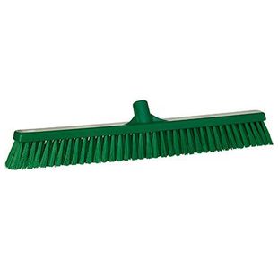 Green 610Mm Soft/Stiff Broom Head