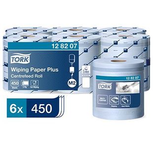 M2 Wiping Paper Plus Blue Roll Pk6