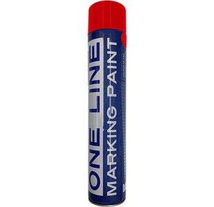 Red Line Mark Paint Spray 750Ml Pk12