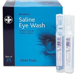 Saline Eyewash Pods 20Ml Pk25