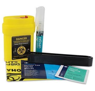 Biohazard Sharps Disposal Kit