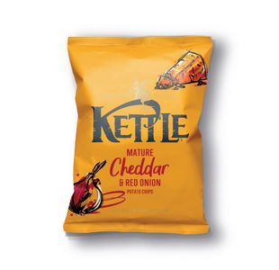 Kettle Cheddar Onion Crisps Pk54