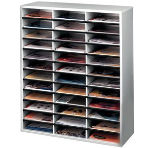 Literature Sorter A4 36 Cmpn Grey