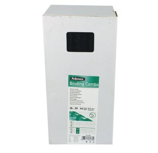 Fellowes A4 Bndg Combs 25Mm Blk Pk50