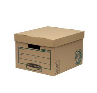 Earth Series Storage Box Brown Pk10