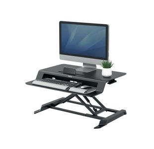 Fellowes Lotus Lt Sit/Stand Wstn Blk