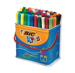 Bic Visa Col Felt Tip Pens Fine Pk84