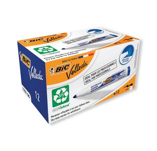 Bic Velleda 1701 Markers Blue Pk12