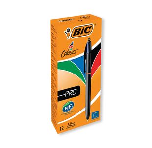 Bic 4 Colours Pro Asst 902129 Pk12