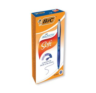 Bic Atlantis Prem 1.0Mm Bp Blu Pk12