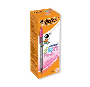 Bic Cristal Fun Ball Pen Pink Pk20