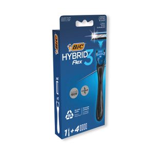Bic Flex 3 Hybrid Razor 4 Blades Pk6
