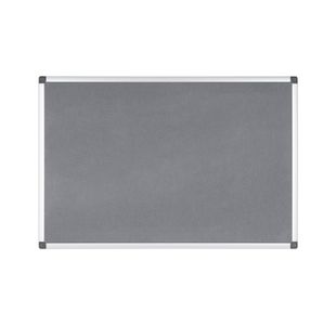 Grey Felt Nboard 60X90Cm Alu Frame
