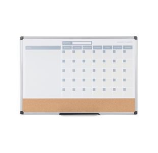3-In-1 Monthly Planner Board 60X90Cm