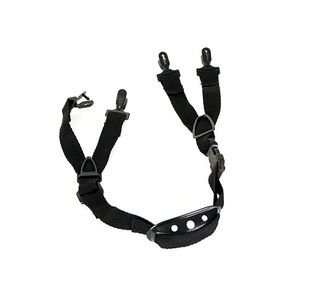 Helmet Type Y Chin Strap Black Pk10