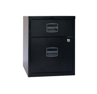 Bisley 2 Drw Home Flng Cabinet Black