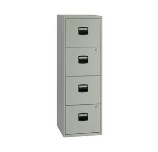 Bisley 4 Drw Home Flng Cabinet Grey