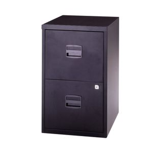 Bisley 2 Drw Home Flng Cabinet Black