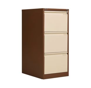 Bisley 3 Drw Filing Cab Coffee/Cream