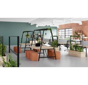 Canopy Desk Height Table