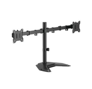Dual Desk Mounted Monitor Arm Blk
